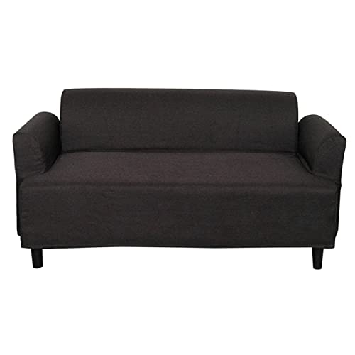 F-light HEMLINGBY ヘムリングビー 2人掛けソファ用ソファカバー イケアソファ用交換ソファカバー(ダークブラウン)
