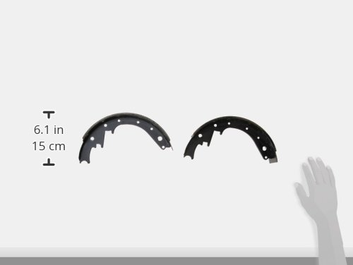 BOSCH BS55 Blue Drum Brake Shoe Set - Compatible With Select 1950-73 Chevrolet, Ford, Hudson, International, Mercury, Pontiac; FRONT|REAR - Thumbnail 3