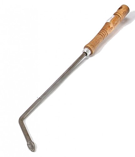 FIREFIX 2095 Stoke Iron Width 90 mm Length 460 mm Unpainted Steel Handle Wooden