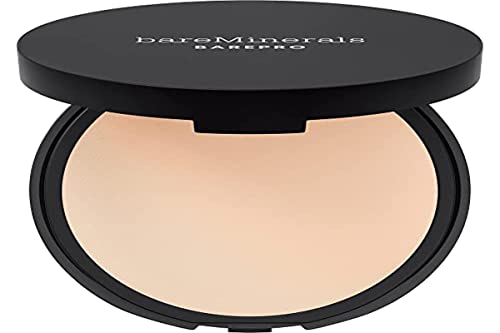 Bareminerals Barepro 16Hr Skin-Perfecting Powder Foundation, Matte Pressed Powder Foundation Full Coverage With Plant-Based Squalene, Oil Control, Vegan #TOP24