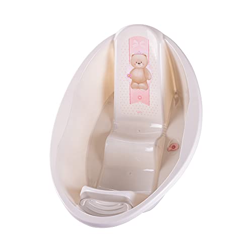Banheira Ergonômica Ursa, 24 L, Plasútil, Amendoa 1 Banheira Ergonômica Ursa, 24 L, Plasútil, Amendoa