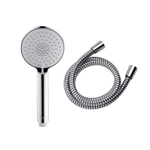 Mira Showers Zest 90mm 3-Spray Shower Head and Hose - Chrome