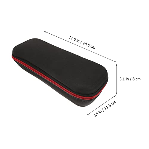Milisten Bag Case Container Carrying Mic Single Travel Microphones Compatible For Fits Handheld Bag Portable Transport Holder Wireless Pouch Dual Microphone Shockproof Hard #TOP2