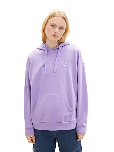 TOM TAILOR Denim Damen 1036957 Basic Hoodie, 31305-Digital Purple, S