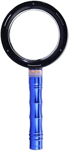 Loupe 20X avec LED pour lecture de journal et vision nette à la maison