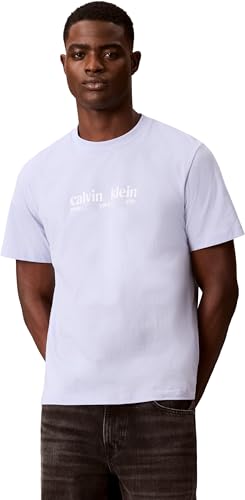 ¡Calvin Klein sostenible! Camiseta gráfica NYC, purple – ¡Oferta exclusiva!