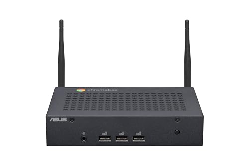 Image of ASUS Fanless Chromebox CF40 with Intel Celeron N4500 Processor, 8GB Memory, 64G eMMC Storage, USB-C (PD /Alt Mode Support), HDMI, WiFi 6, Chrome OS, VESA Mount