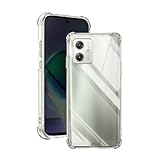 Nutmeg Moto G64 5G ケース クリア ドロップ防止シェル 落下防止 耐衝撃 透明TPU 軽薄 G64Y 5G カバー スマホケース スマホカバー ストラップホール付 高い透明度 携帯に便利 指紋防止 黄変防止 落下防止 耐衝撃 傷つけ防止 保護ケース