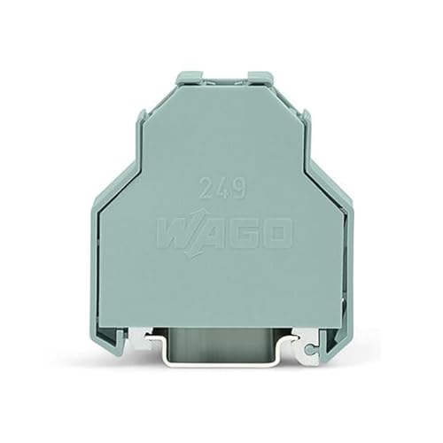 5pcs Compatible with WAGO 249-197 Screwless End Stop 14 mm Wide Gray New