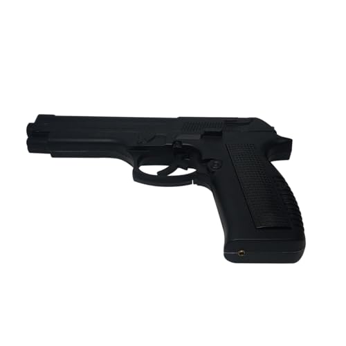 Image of WBD Heavy Metal Full Cock Pistol Gun Lighter with Windproof Flame Cast Iron, Nickel Gas Lighter | Heavy Metal Gun Pistol Shaped with Barrel Pull Back System and Holster Pocket Lighter
