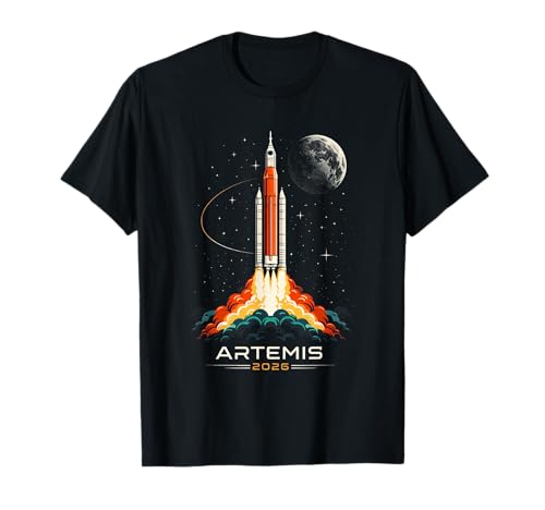 Artemis II Space Rocket Launch Mission to The Moon Artemis 2 T-Shirt