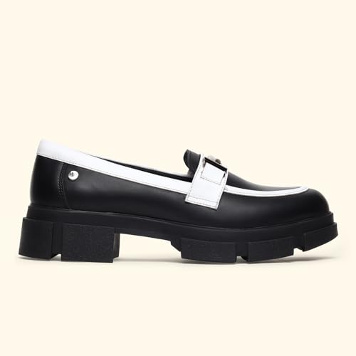 Image of YOHO Stella Loafers for Women | Comfortable & Stylish Chunky Sole Bellies | Fashion Moccasins with Footpharma Footbed | Slip-on for Casual & Formal Wear | 001
