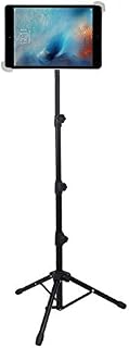 iPad Tripod Stand, LetsRun Height Adjustable Foldable Floor Tablet Tripod Stand for iPad