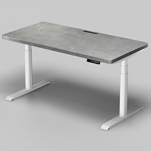 山善(YAMAZEN) 昇降デスク 電動 昇降式デスク 一枚板 電源タップ付き スタンディングデスク 上下昇降 pc ゲーミングデスク テレワーク メモリー機能 衝突検知 140×70×58.5-118.5cm 耐荷重80kg 組立品...