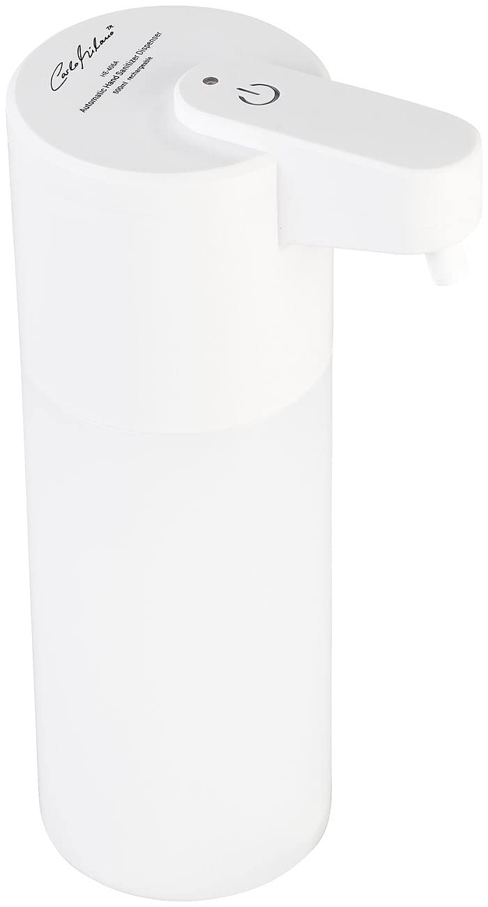 Carlo Milano Seifenspender für Küche: 2er Set Autom. Akku-Spray-Desinfektionsmittelspender, IR-Sensor,500 ml (Elektroniche Seifenspender, ohne Berührung)