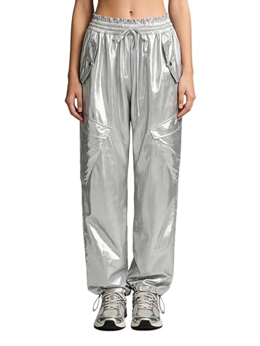 Pantalons danse rue et yoga pilates pour femme avec poches et design lumineux