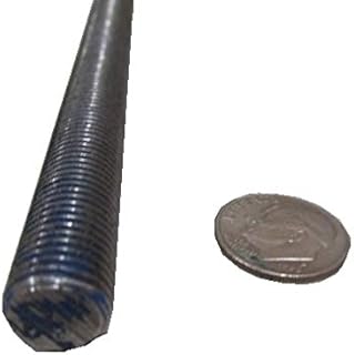 18-8 Stainless Steel Fully Threaded Round Rod, 7/16