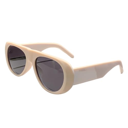 Lunettes de soleil ovales léopard femme chic et tendance pour l'été
