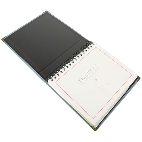 ULTECHNOVO Álbum de Colección para Entradas de Concierto Álbum Decorativo para Fotos y Recibos Libro de Memorias para Tickets Organizador Elegante y Funcional para Recuerdos