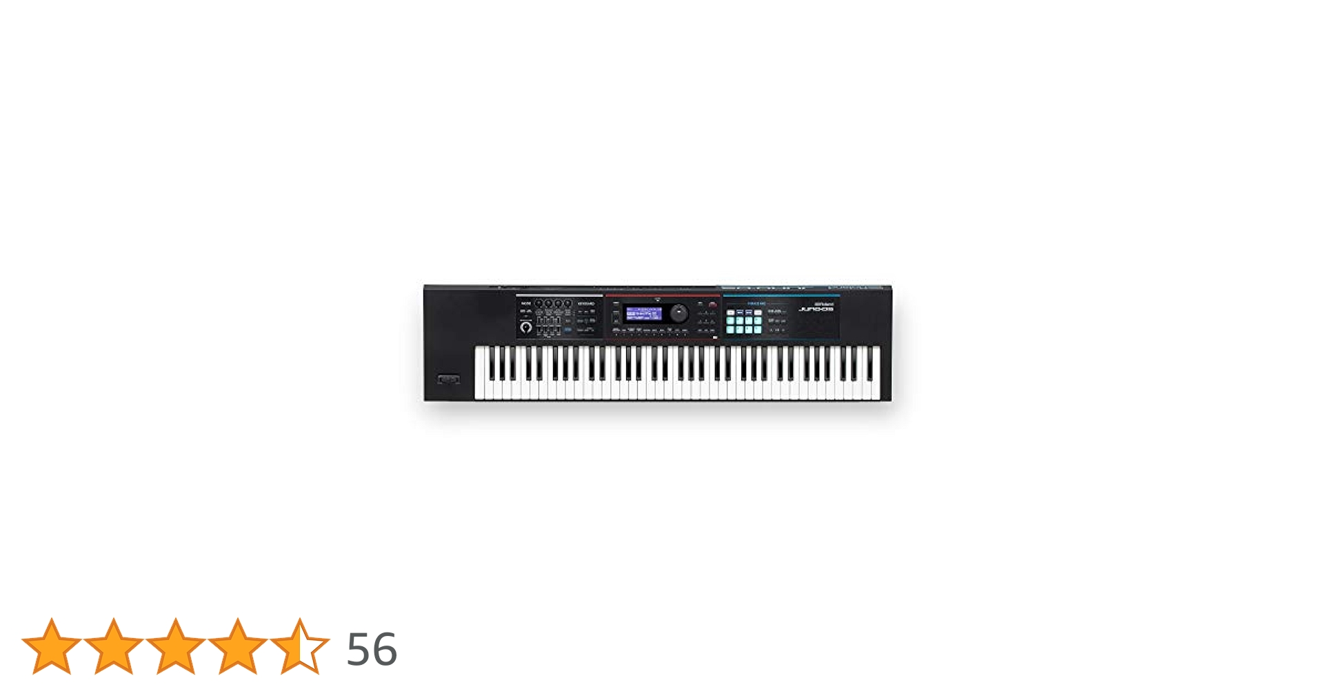 【美品】 ローランド シンセサイザー JUNO-DS76 76鍵盤 専用ケース付 Amazon | Roland JUNO-DS76 バンド用キーボードならこれ！ 76