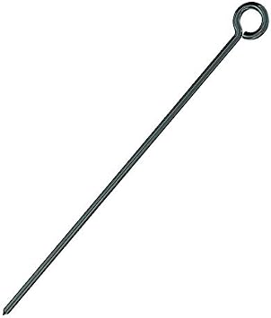 Captain Stag M-3235 Tent Tarp Parts, Steel Pegs, 17.7 inches 45 cm