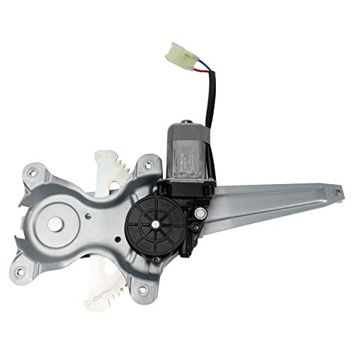 Image of TRQ Rear Passenger Side Power Window Motor and Regulator Assembly Compatible with 2012-2017 Toyota Camry