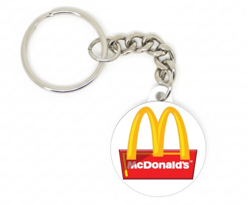 Porte clé badge drapeau LOGO MC DONALDS FAST FOOD...