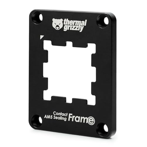 Image of Thermal Grizzly AM5 Contact Sealing Frame - Contact Frame & CPU Guard Combination - Optimizes Contact Pressure Points & Protects Components - for AMD Ryzen 7000 CPUs