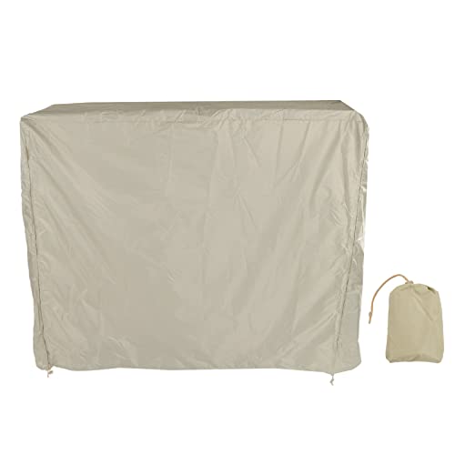 HERCHR Housse de protection pour table de ping-pong intérieur/extérieur - En polyester argenté 190 - Avec fermeture éclair - Beige