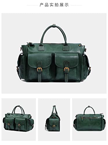 Inkiru Jogujos Retro Leather Motorcycle Bag With Large Capacity (Brown-8575) #TOP5