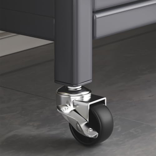 Microwave Stand – Multifunctional Kitchen Bakers Rack with Storage, Ideal as Coffee Bar Cabinet, Countertop Microwave Cart – Extra Large Capacity, Screwless Assembly