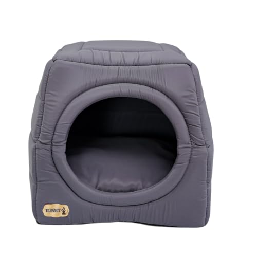 Cama iglu toca para cachorro e gato, cama 2x1 para cachorro ou gato com almofada, TAM. G