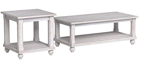 image for Signature Design by Ashley Cloudhurst Farmhouse 3-Piece Table Set, Inc