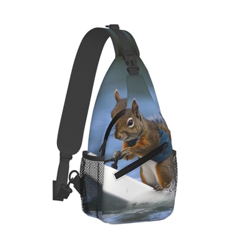 Bolso tipo bandolera cruzado negro para adultos miniatura 2