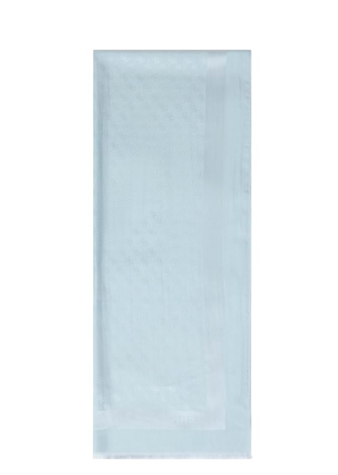 GUESS Écharpe pour femme Art AW5483 POL03, Eau, Taille unique