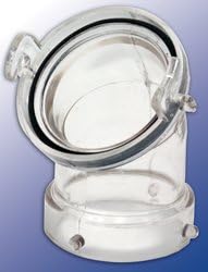 Valterra T1026-1 45° Clearview Adapter with 3" Bay Lug Quantity 2