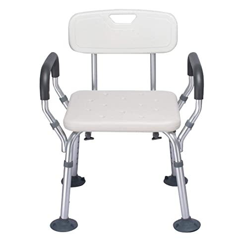 SBTXHJWCGLD Chaise de Douche pour Baignoire, Tabouret de Douche Compact Banc de Baignoire léger avec siège antidérapant Assist, Chaise de Douche médicale réglable pour Seniors, capacité 150kg