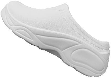 Natural Uniforms Ultralite Womens Strapless Clogs-Closed Heel (Size 8, White) | Image 2