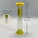 Sand Timer 3 Colorful Small Hourglass for Kids Acrylic Covered Sandglass Clock 1Min / 2Min / 3 Min for Toothbrush Board Game Classroom Office (3 Pack-1/2/3 Min)