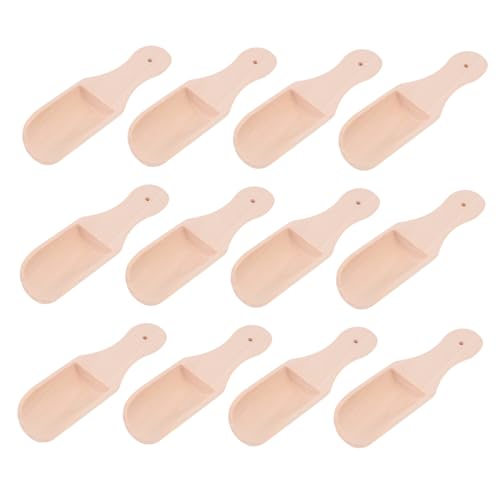 Cabilock 12piezas Pala De Madera Para Sal Cuchara Para Té Para Uso Doméstico Saludable