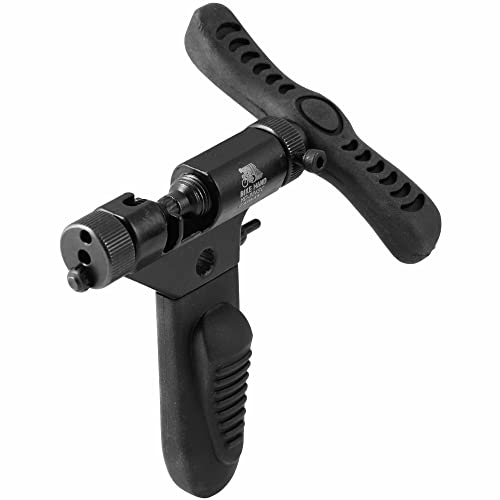 How to Remove Bike Chain Easily Using the Best Repair Tool Kit 4 BikeHand Bike Bicycle Professional Chain Rivet Remover Breaker Tool with Spare Replaceable Driving Pin - Compatible with Shimano & Campagnolo - Single to 12 Speed and BMX Half Link