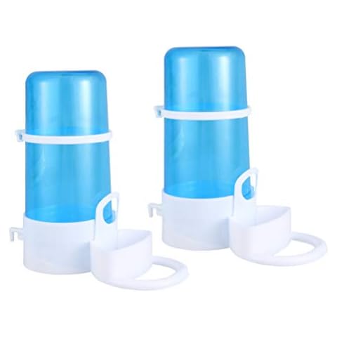 VILLCASE Hamsterwasserflasche Automatische Tierfütterung Und Futterspender für Kleintiere Meerschweinchen Kaninchen Vogel Und Mini-Igel 2 STK Cover