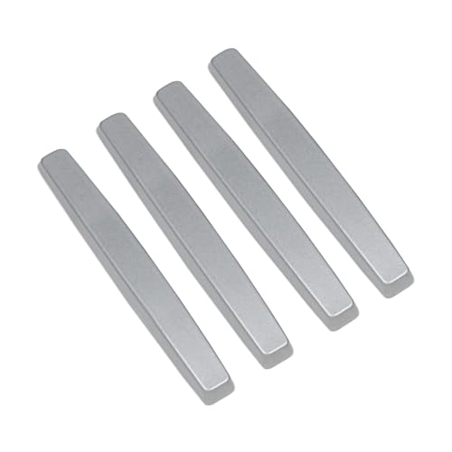 Image of KINGSWAY Universal Fit Car Door Edge Protection Guard for All Cars Window, Car Safety Anti Dent Scratch Proof Gurads, Car Door Guard Bumper Protector, D1 Silver Color, Pack of 4 Pieces