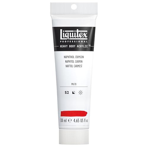 Image of Liquitex Professional Heavy Body Acrylic Paint 4.65-oz tube, Naphthol Crimson