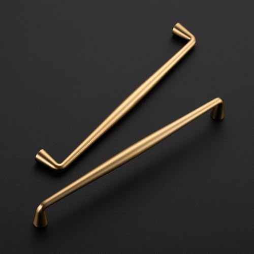 Image of Ravinte Champagne Bronze Cabinet Handles Solid Handles,8 Inch,10 Pack