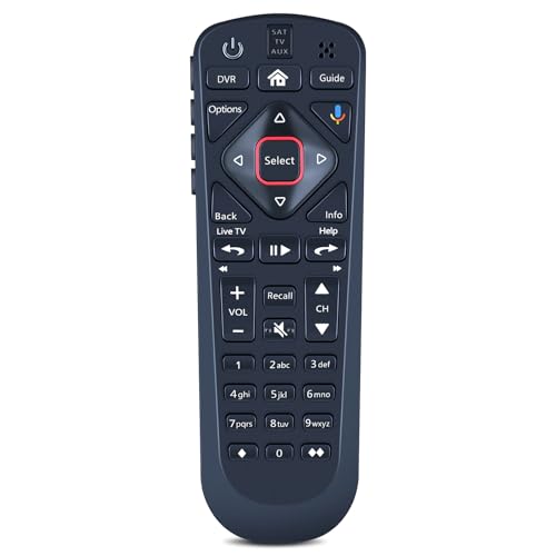 GWVEE Replacement Remote Control for Dish 54 Series UHF Compatible with 54.1/54.2/54.3 Models Satellite TV Version for Hopper Receivers