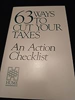 63 ways to cut your taxes-now: An action checklist B00071W4G0 Book Cover