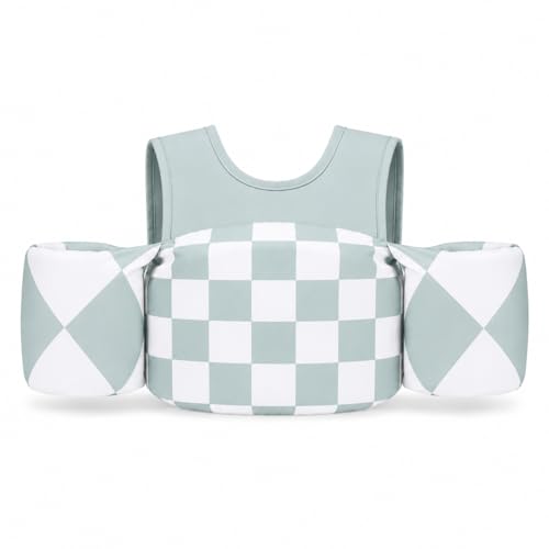Image of KIDSco Swim Vest for Kids 30-50 lbs. A Puddle Jumper Swimming Float Aid with Shoulder Straps and Arm Water Wings. for Boys and Girls Aged 2-6