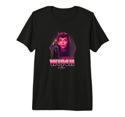 T-shirt Sorcière Rouge WandaVision : un vêtement geek coton de qualité qui ne rétrécit pas