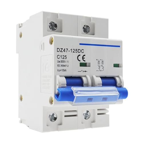 Disjoncteur CC 500V 125A bipolaire pour protection de circuit solaire photovoltaïque - 7